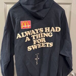 McDonald's Men's Cactus Jack Travis Scott - Apple Pie Black Hoodie 2XL